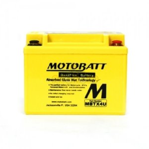 [바이크팩토리]MOTOBATT 모토뱃 밀폐형 무보수 배터리 MBTX4U 택트 슈퍼캡 슈퍼리드 델피노 BWS100 KSR110 - YTX4L-BS(KC인증제품)