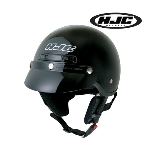 [바이크팩토리]HJC CL-2 솔리드 블랙 오픈페이스 헬멧
