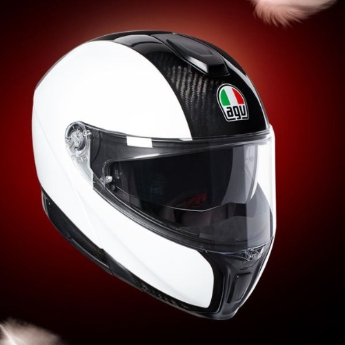 [바이크팩토리]AGV 에이지브이 스포츠모듈러 카본 화이트 시스템 헬멧