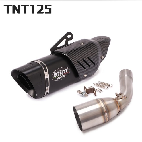 [해외]TNT125 ISTUNT 슬립온 머플러