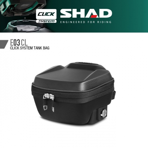 SHAD 샤드 클릭 시스템 탱크백 3L E03CL(X0SE03CL) [바이크팩토리]