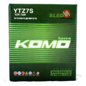 [당일배송]KOMO YTZ7S(12V.7Ah) 배터리 (PCX125,트리시티125)