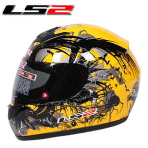 [해외]LS2 풀페이스 옐로우 스파이더데코 헬멧