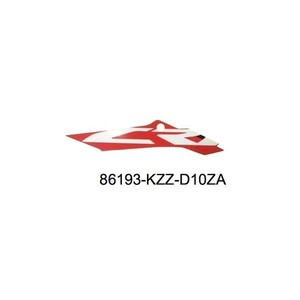 [해외]CRF250L (17-18) 우측 센터 카울 스티커 (태국 정품) 파츠 넘버 : 86193-KZZ-D10ZA