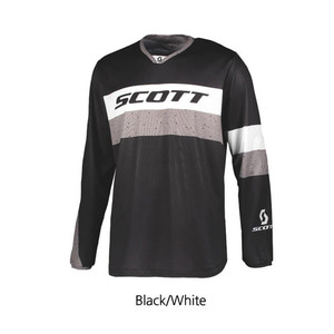 [바이크팩토리] SCOTT 350 Track Jersey 350 트랙 져지(Black/White)